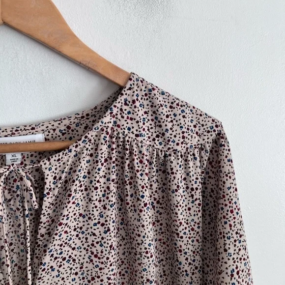 Sweet Baby Jamie Modest Peasant Ditsy Midi Dress - Picture 10 of 14